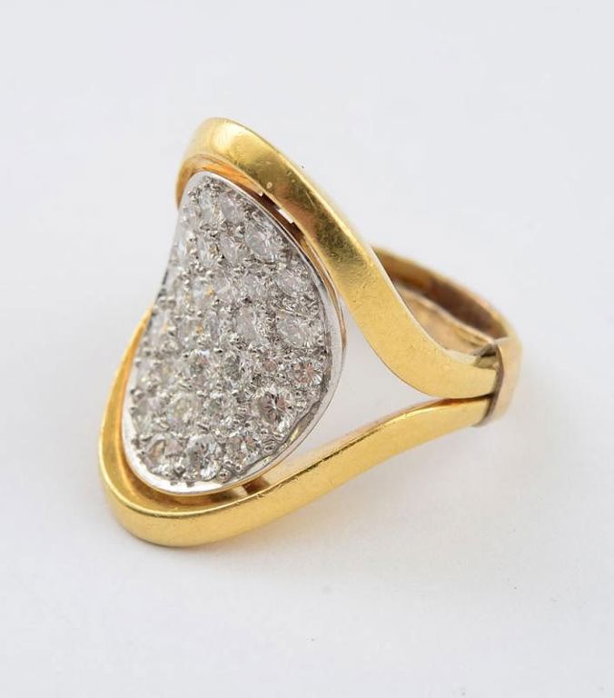 14k Gold and Diamond Ring