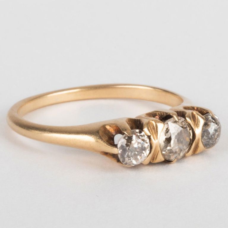14k Gold and Diamond Ring