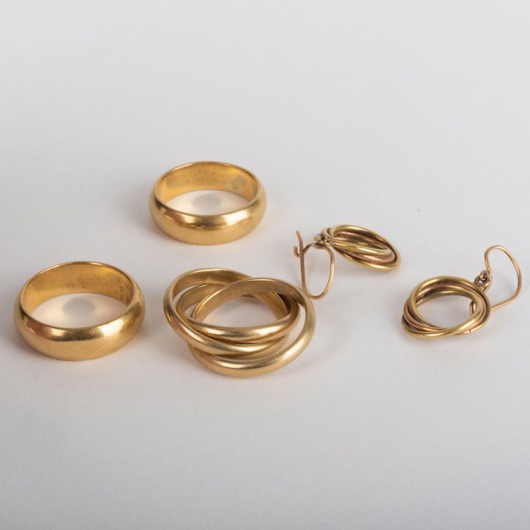 Group of Gold Jewelry