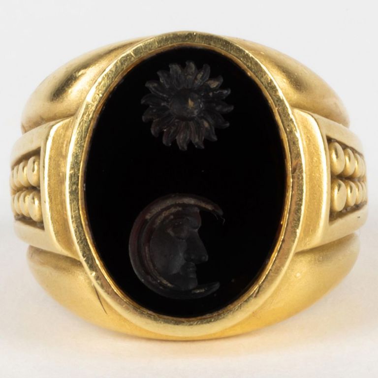 Barry Kieselstein-Cord Garnet Intaglio Ring