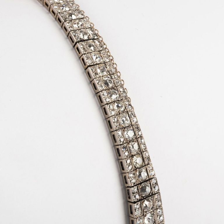 Art Deco Platinum and Diamond Bracelet