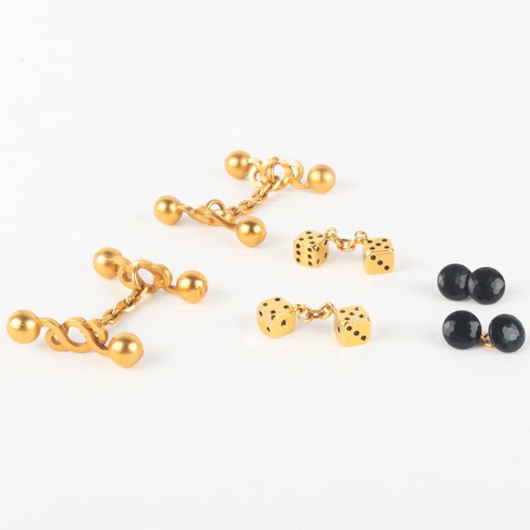 Three Pairs of Cufflinks