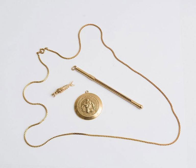 Three 14K Gold Pendants