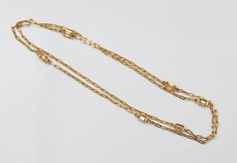 Cartier 18k Gold Long Chain