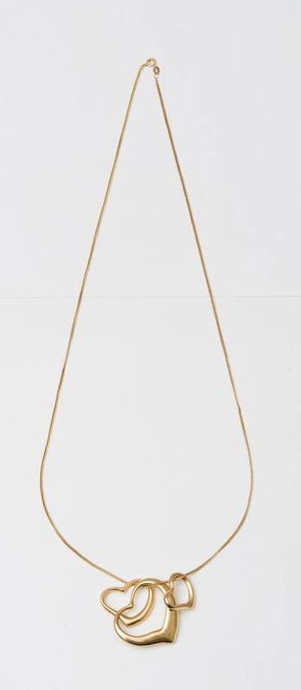 Gold Heart Pendant Necklace
