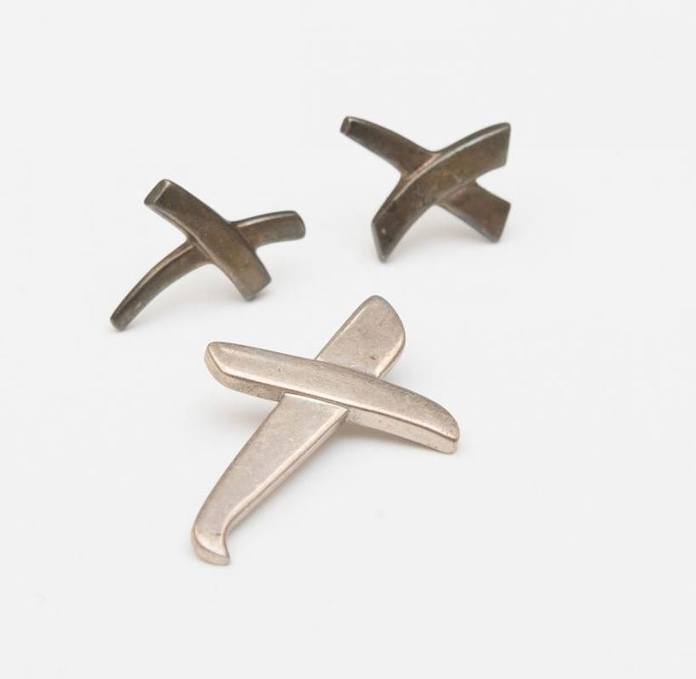 Pair of Palomo Picasso for Tiffany & Co. Sterling Silver Earrings and Pendant