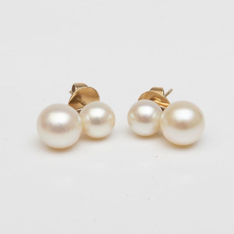 Pair of Cultured Pearl Earrings