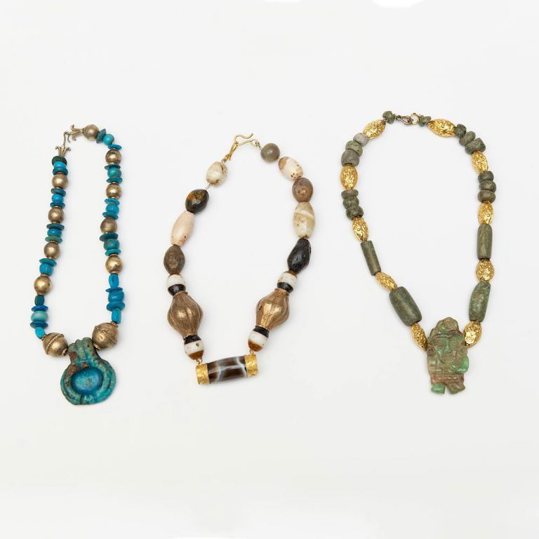 Three Beaded Necklaces