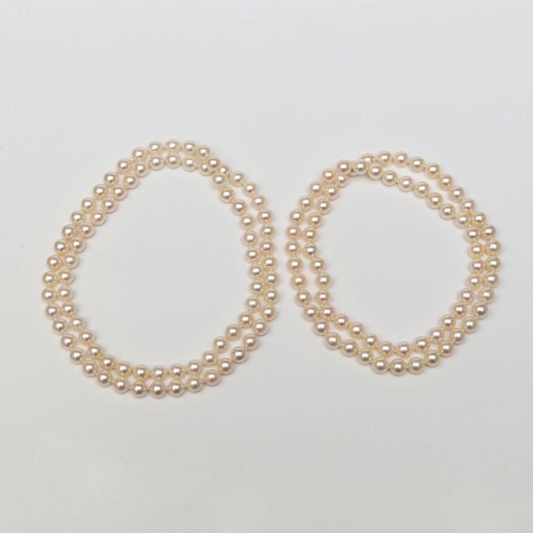 Two Cultured Pearl Necklaces