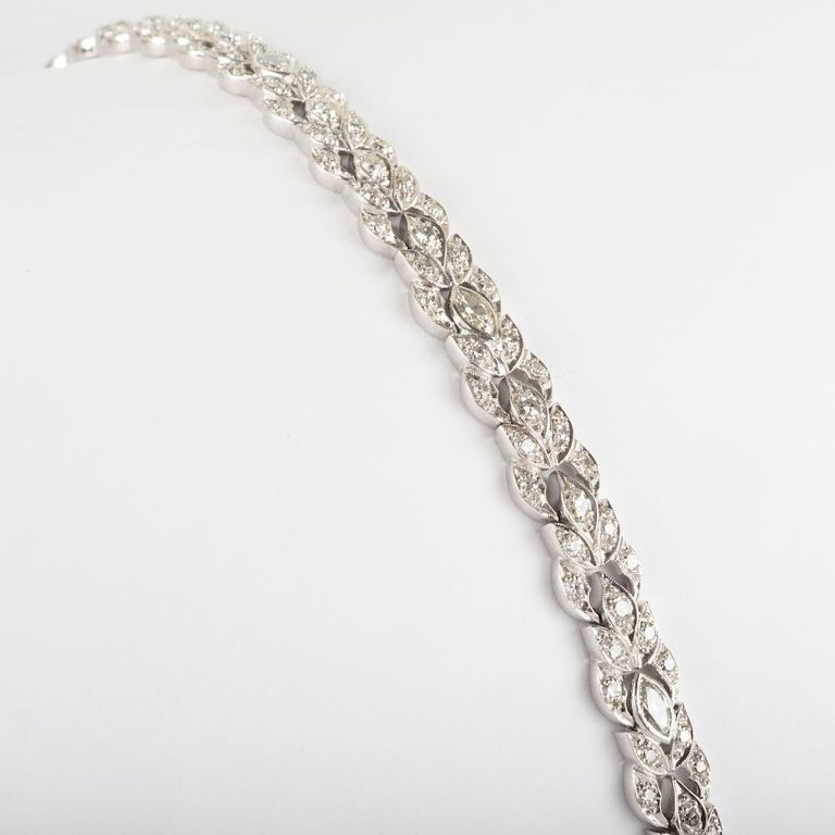 Platinum and Diamond Bracelet
