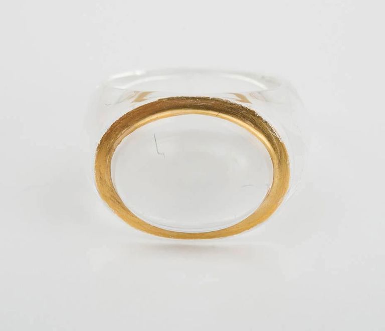 Baccarat Crystal Ring