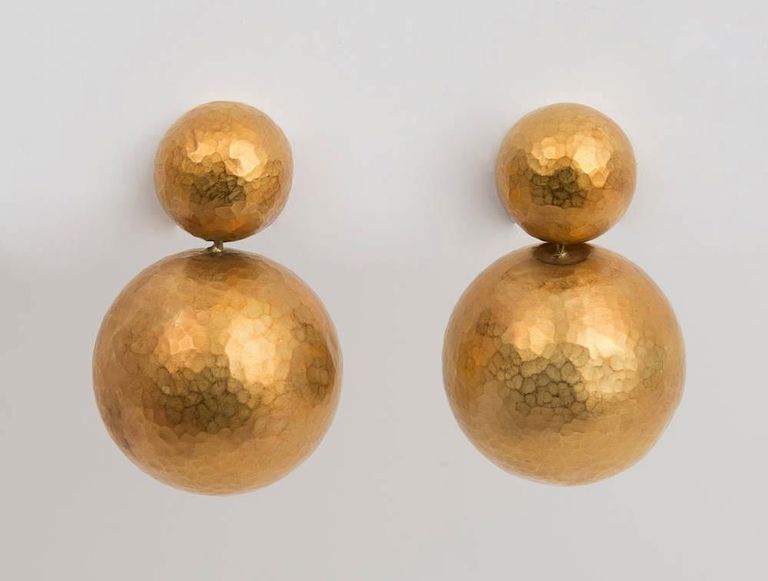 Pair of Paloma Picasso for Tiffany & Co. 18k Yellow Gold Earclips