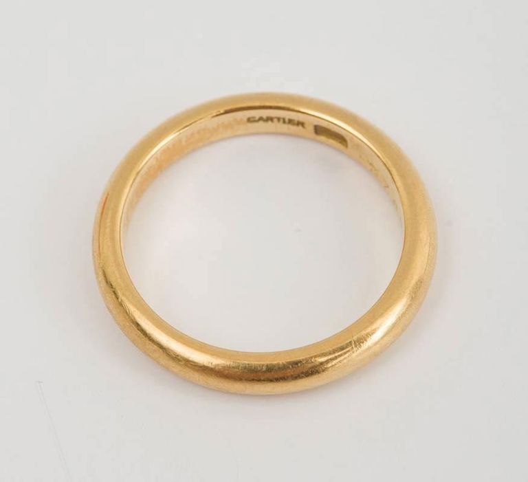 Cartier 18k Yellow Gold Wedding Band