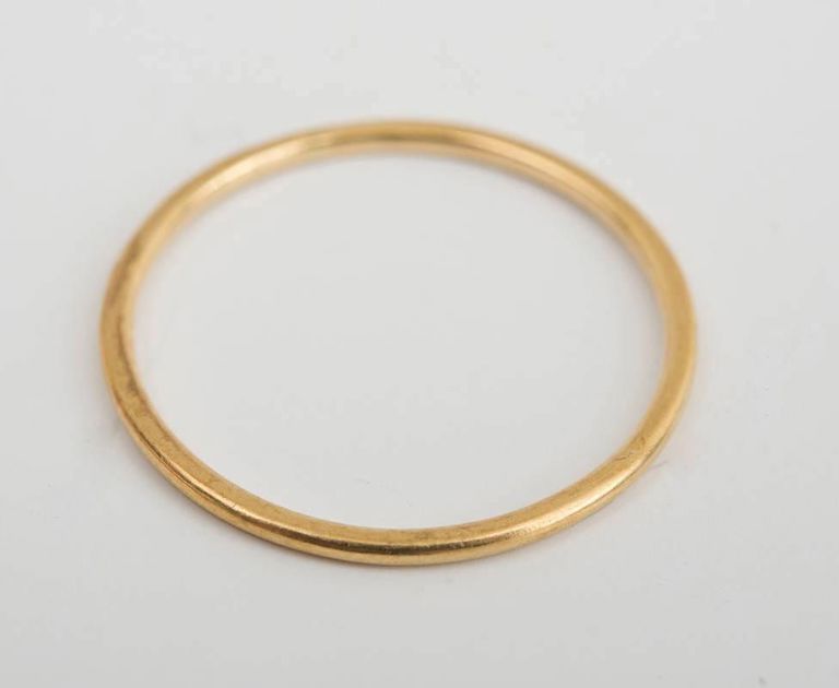 14k Yellow Gold Monogram Pin