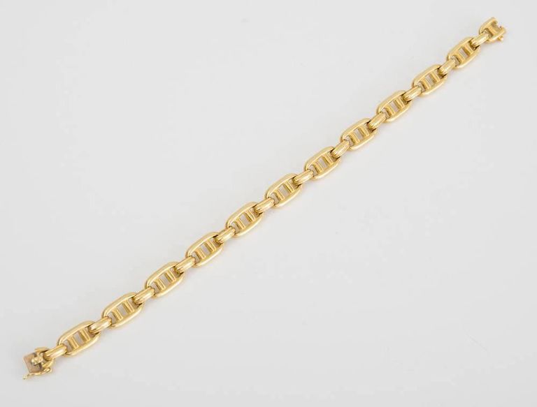 18k Yellow Gold Link Bracelet
