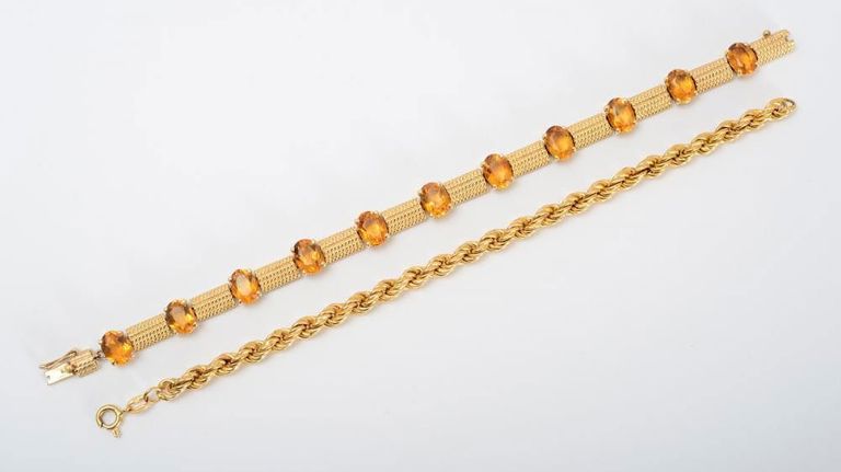 Two Gold Bracelts