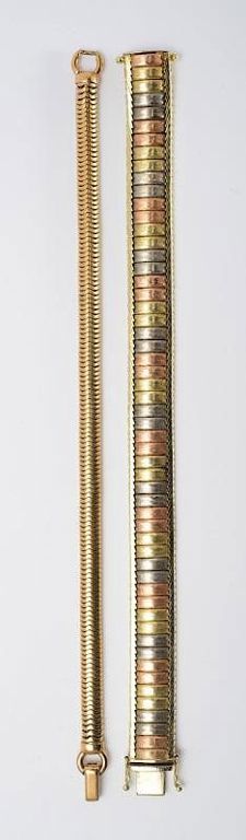 Two Gold Bracelets