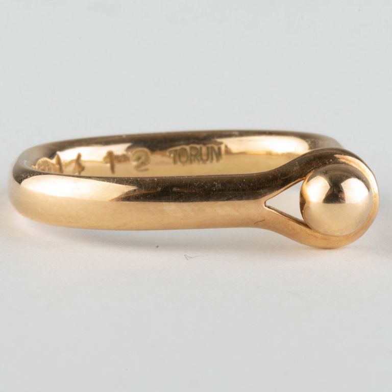 Georg Jensen 18k Gold Knot Loop Ring