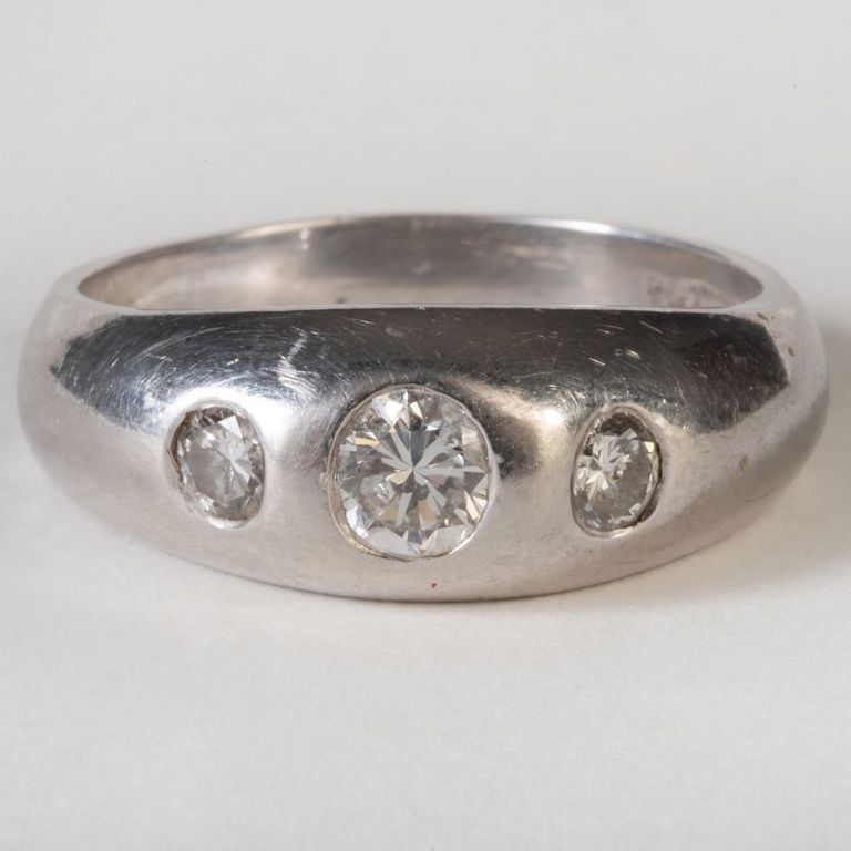 Platinum and Diamond Ring