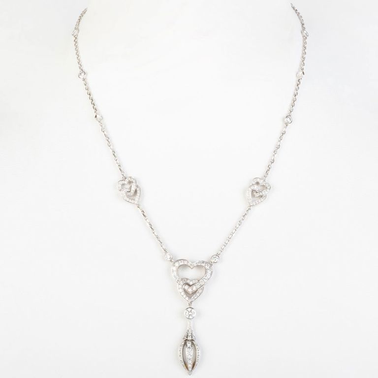 Cartier 18k White Gold and Diamond Necklace