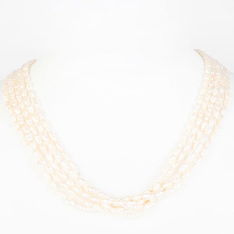 Buccellati Multistrand Freshwater Pearl Necklace