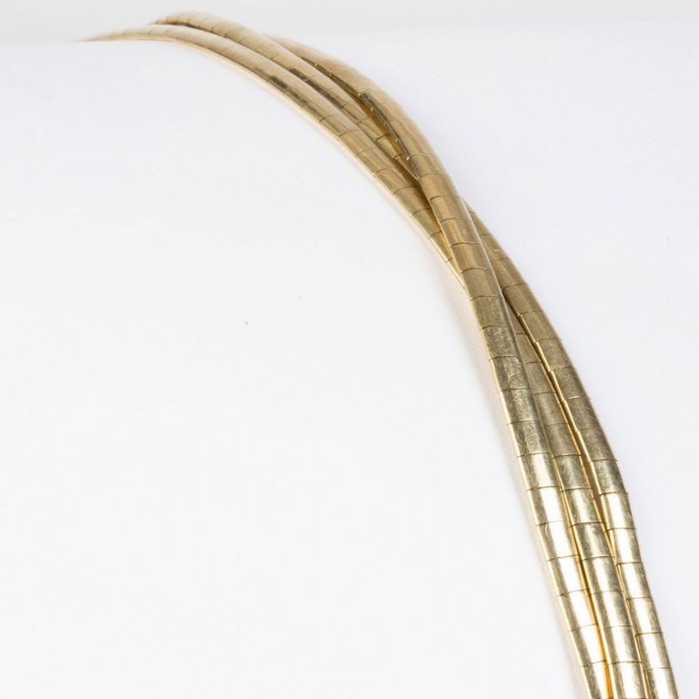 Brev 14k Gold Three Strand Gold Bracelet