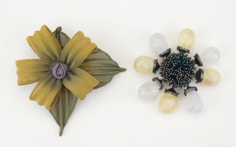 2 MCM Brooches