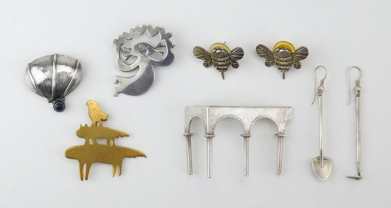 Lot of Pins and Earrings
