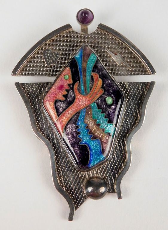 Celiane and Ronald Dunetz Pendant/Pin