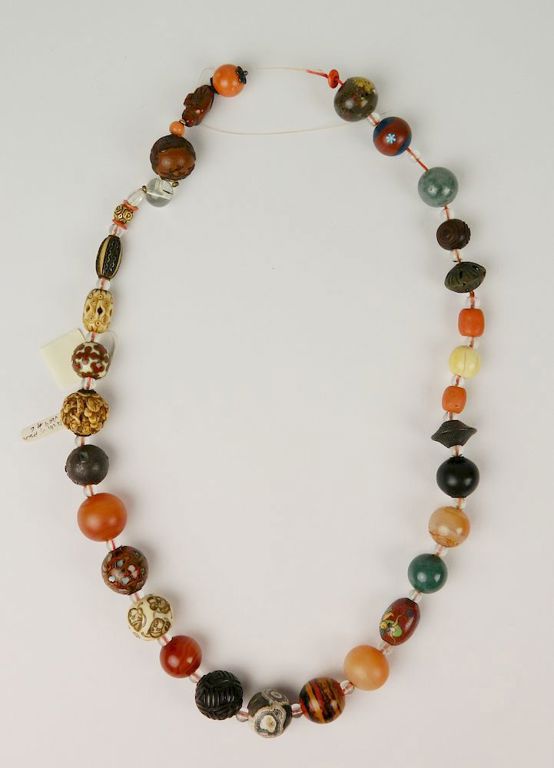 Ojime Bead Necklace