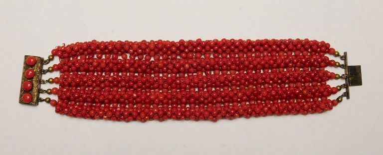 Victorian Coral Bracelet