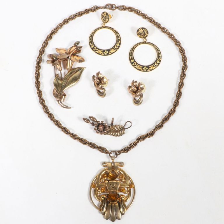 Vintage 1/20 12k gold filled 5pc. jewelry group