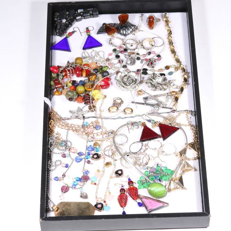 Contemporary costume jewelry group