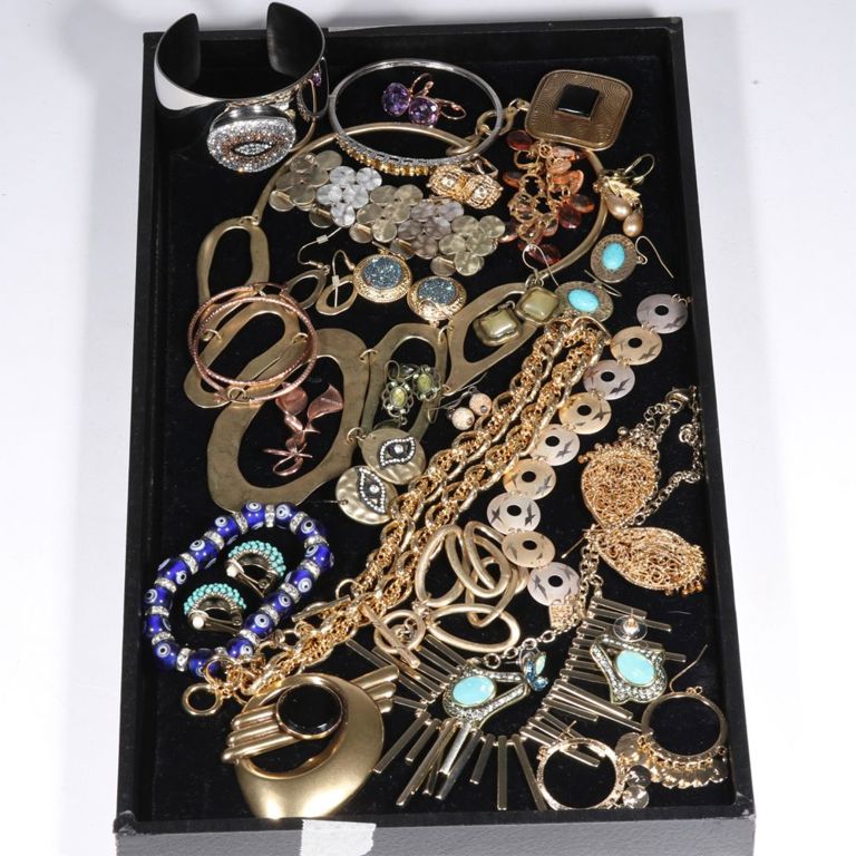 Contemporary costume jewelry group