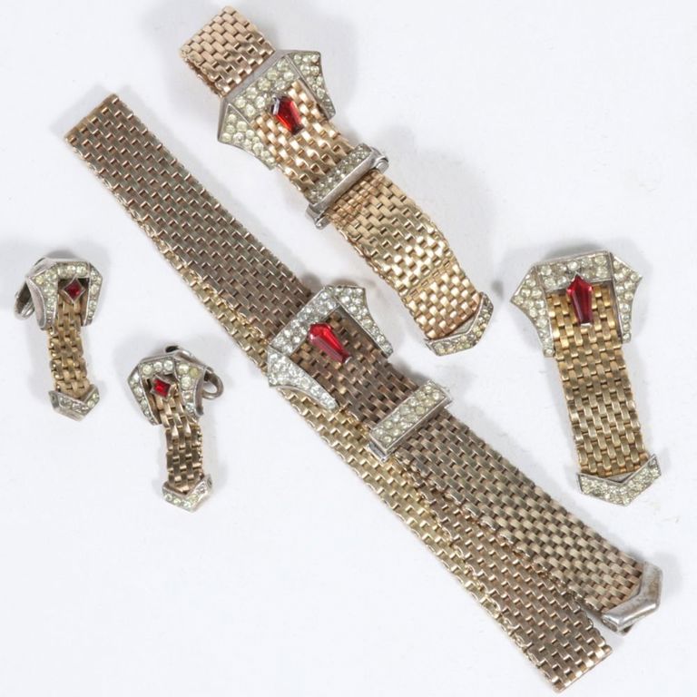 Kreisler Art Deco / Retro jewelry set