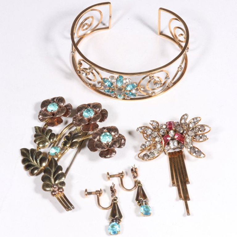 Vintage Retro 1/20 12k gold filled jewelry group