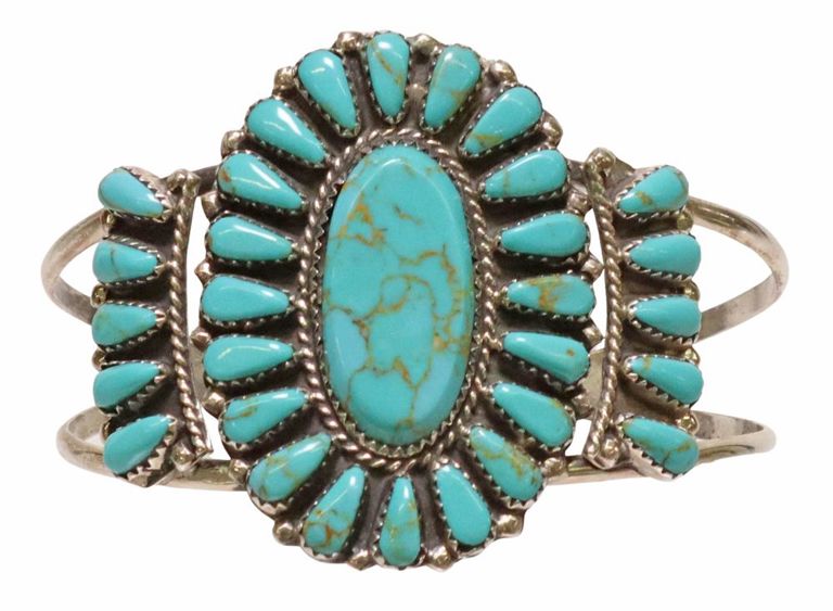 Wilbert Benally Navajo Sterling Cuff Bracelet
