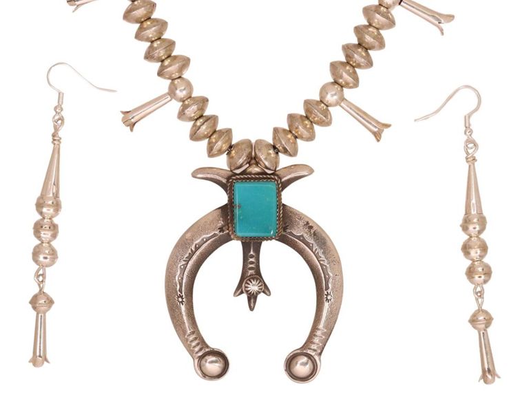 Martha Cayatineto Squash Blossom Jewelry Group