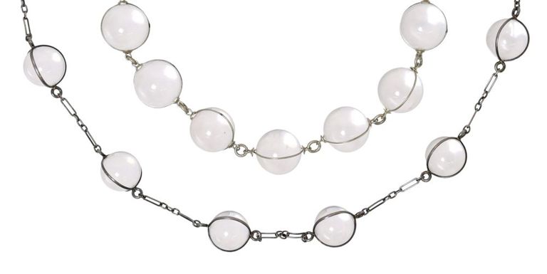 Rock Crystal Pools of Light Necklace & Bracelet
