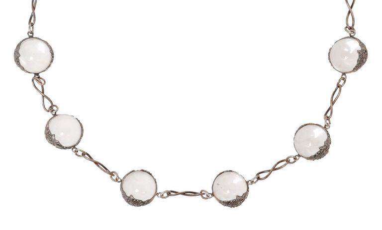Estate Rock Crystal Pools of Light Necklace