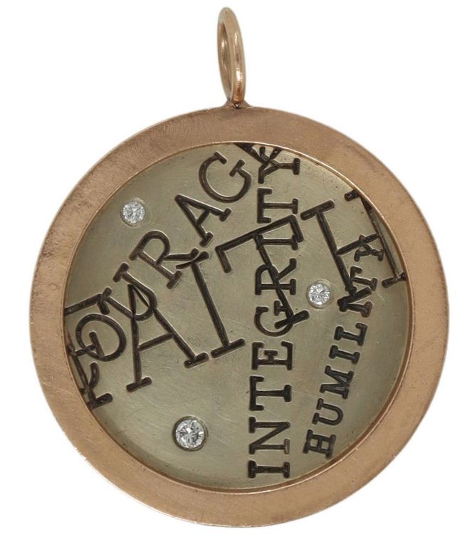 Designer Heather B. Moore Diamond Faith Pendant