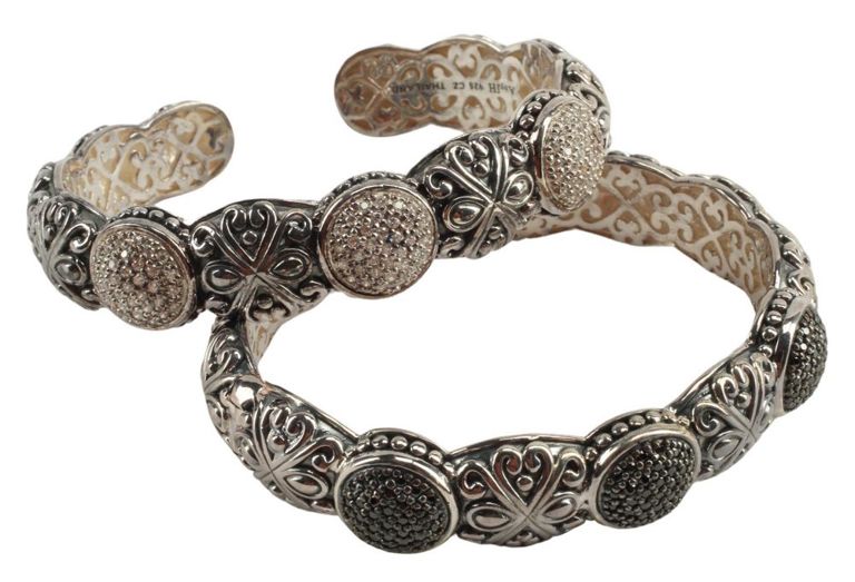Angela by John Hardy Sterling Hinged Cuffs