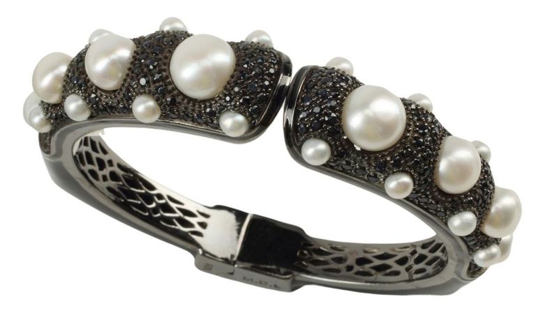 Matthew Campbell Laurenza Black Sapphire Bangle