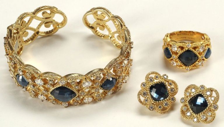 Designer Judith Ripka Vermeil Estate Jewelry