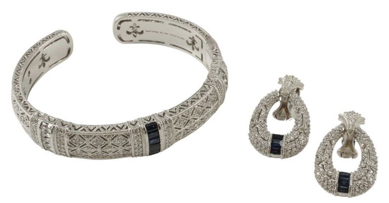 Judith Ripka Pia Sapphire & Diamonique Jewelry