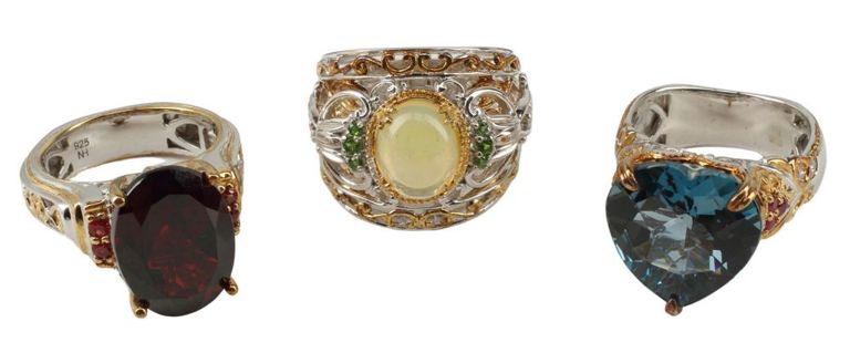 Michael Valitutti Sterling & Gemstone Rings