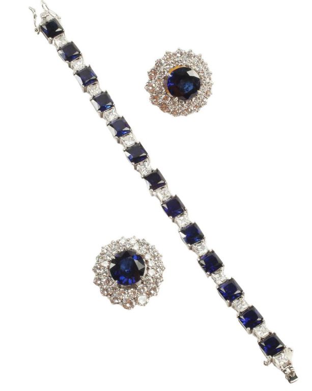 Fantasia by Deserio Sapphire & Sterling Jewelry
