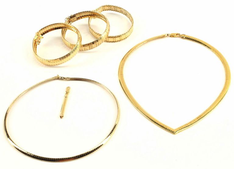 Italian Vermeil Sterling Necklaces & Bracelets