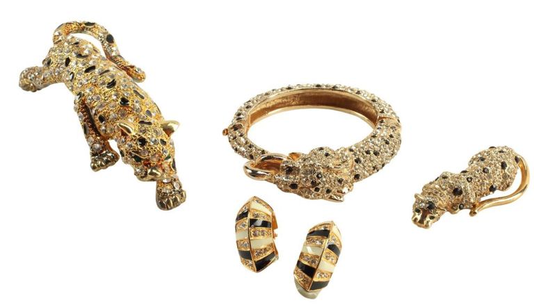 Vintage Gold-tone Panther Costume Jewelry