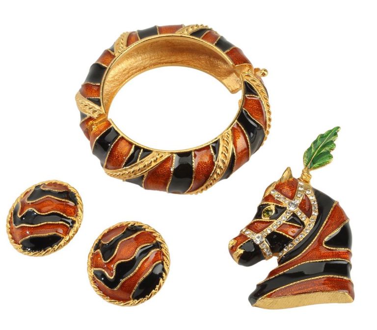 Gerard Yosca Circus Collection Enamel Jewelry